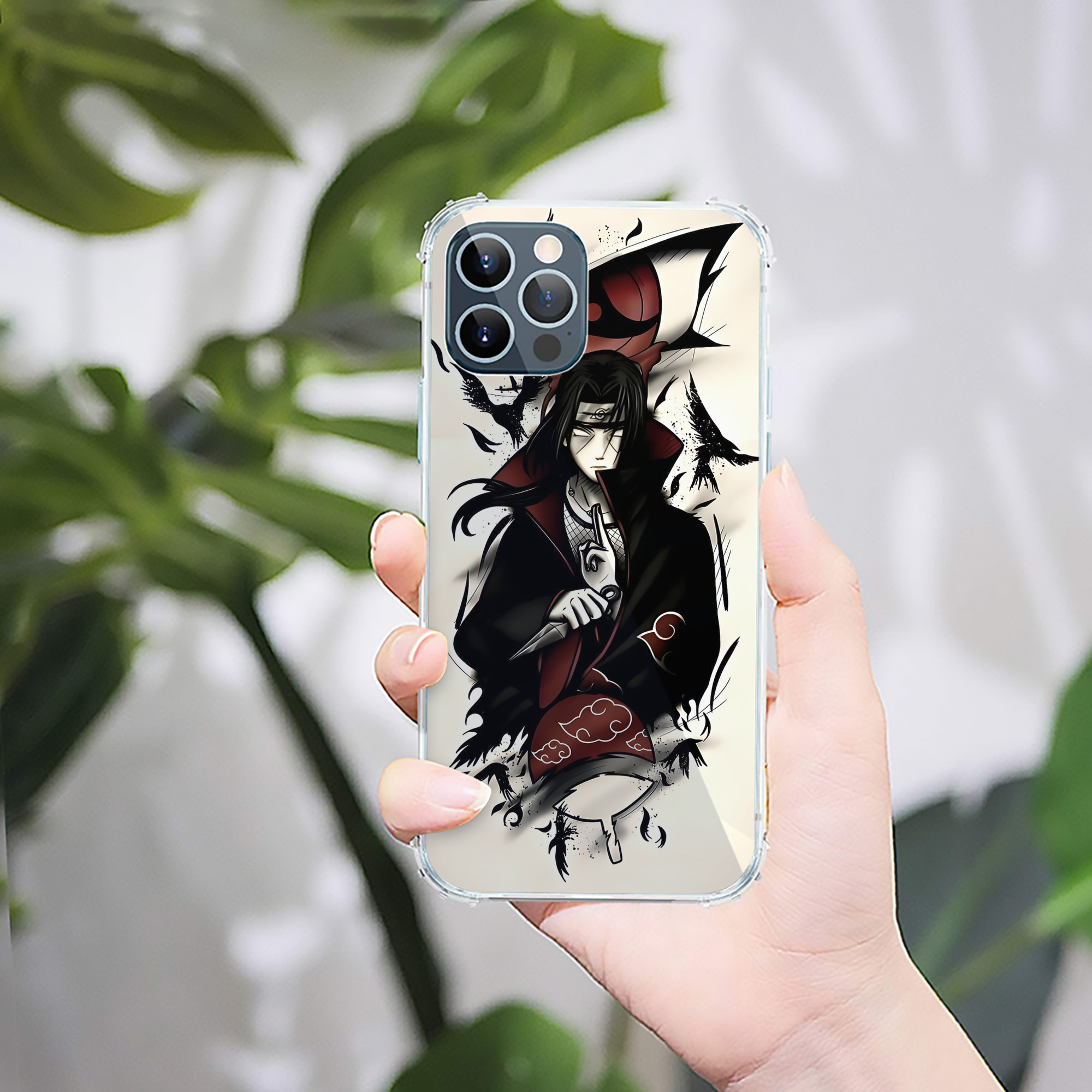 （画像用） NARUTO -ナルト- NARUTO -ナルト- 疾風伝 【iPhone 12シリーズ対応】透明スマホケース（クリアソフトケース）